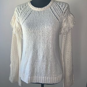 BCBG Generation Cream Sweater size XS